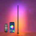 Smart Control RGB LED Floor Lamp in Black Design