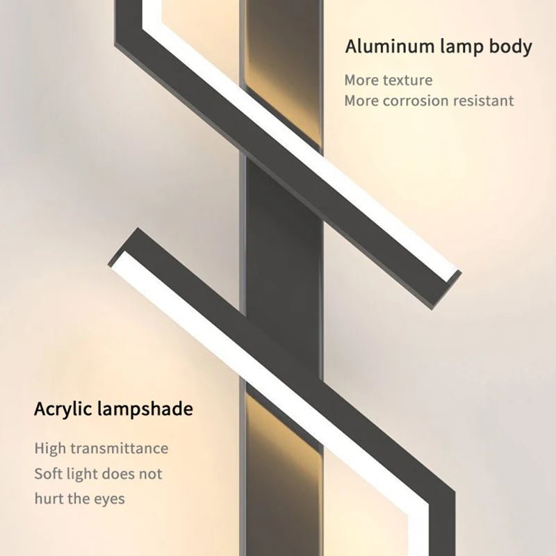 Modern Minimalist LED Wall Light Fixture with Versatile Design