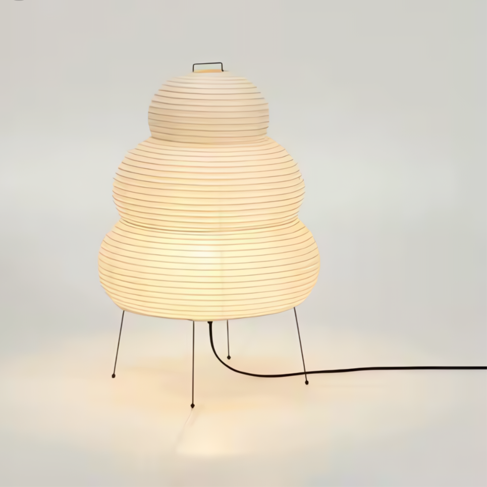 Dimmable LED Floor Lamp in Modern Japanese Style for Serenity