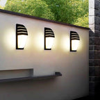 Contemporary Outdoor Wall Light with Motion Sensor – Waterproof LED Design