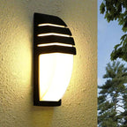 Contemporary Outdoor Wall Light with Motion Sensor – Waterproof LED Design