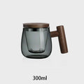 Elegant Heat-Resistant Glass Tea Cup Set with Strainer and Lid