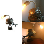 Whimsical Steampunk-Inspired Floor Lamp for Home Living Room Design