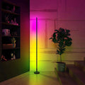 Contemporary Floor Lamp with Multi-Color LED Light for Living Room