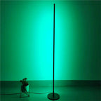 Contemporary Floor Lamp with Multi-Color LED Light for Living Room