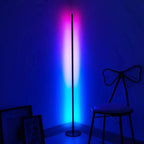 Contemporary Floor Lamp with Multi-Color LED Light for Living Room