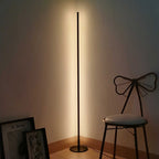 Contemporary Floor Lamp with Multi-Color LED Light for Living Room