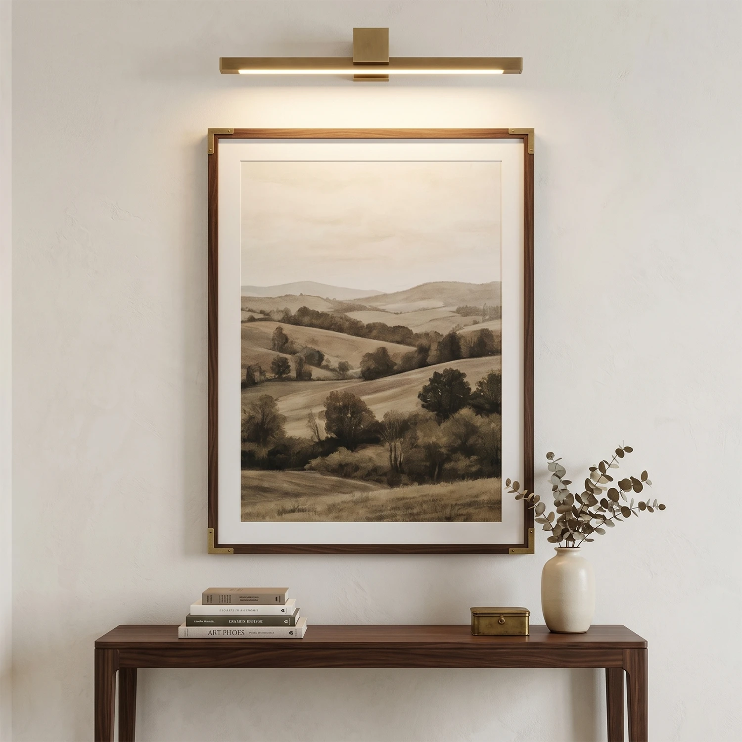 Moisture-Resistant Linear LED Sconce – Stylish Bathroom Lighting for Vanities and Art