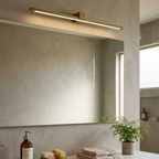 Moisture-Resistant Linear LED Sconce – Stylish Bathroom Lighting for Vanities and Art