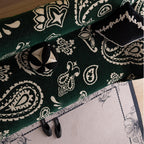 Soft Chenille Sofa Cover in Bohemian Paisley Design