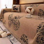 Butterfly Patterned Soft Microfiber Sofa Protector