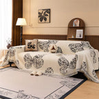 Butterfly Patterned Soft Microfiber Sofa Protector