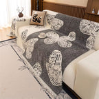 Butterfly Patterned Soft Microfiber Sofa Protector
