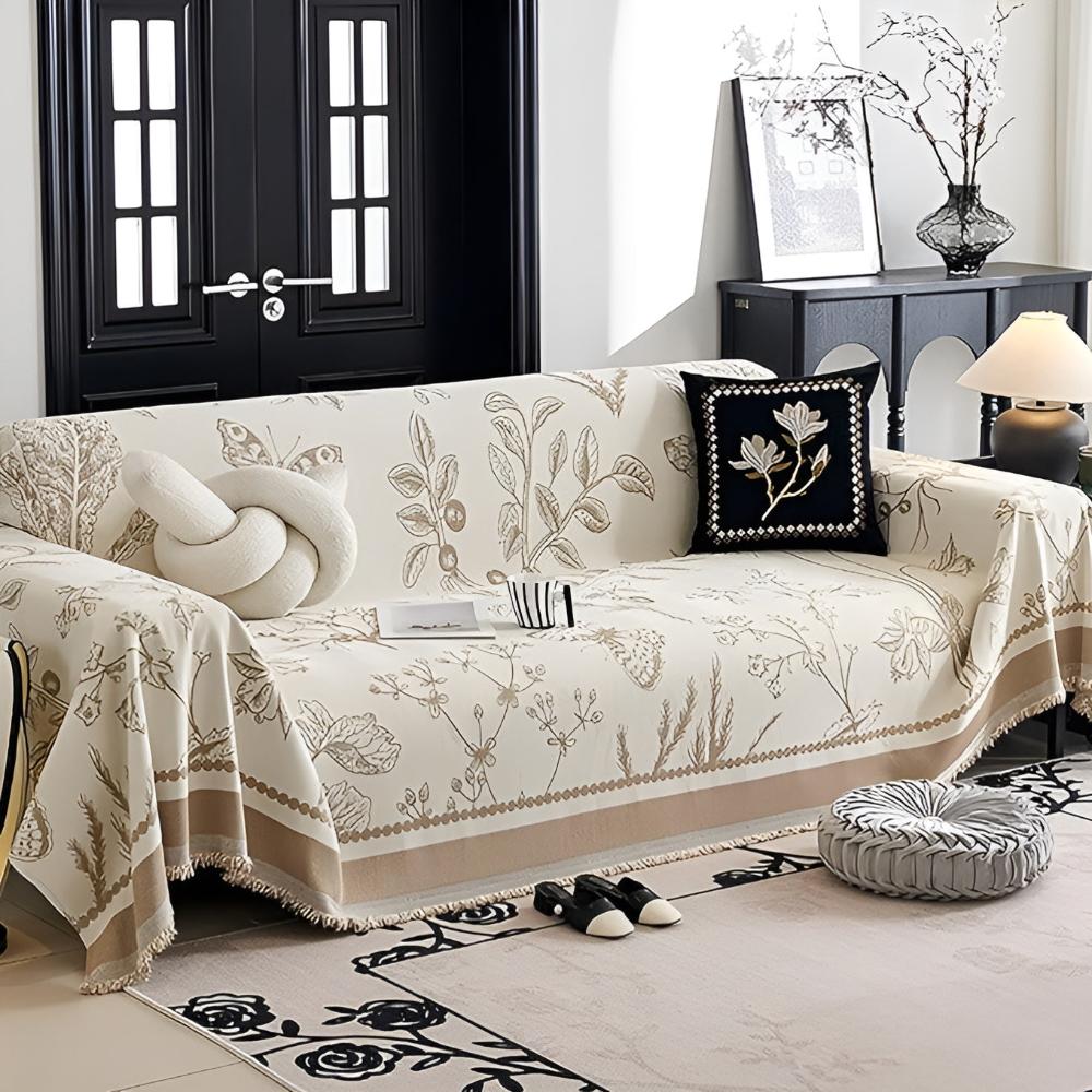 Reversible Sofa Cover - Stylish Design, Long-lasting Material