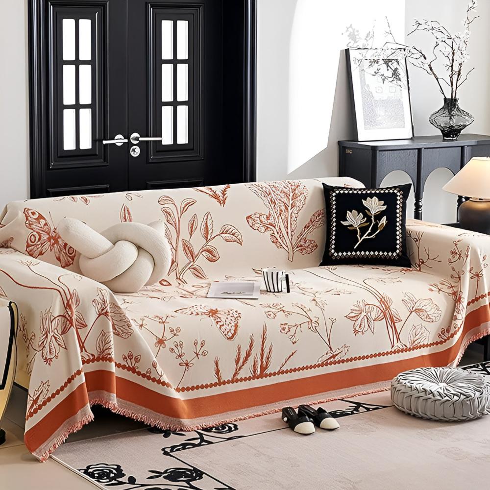 Reversible Sofa Cover - Stylish Design, Long-lasting Material