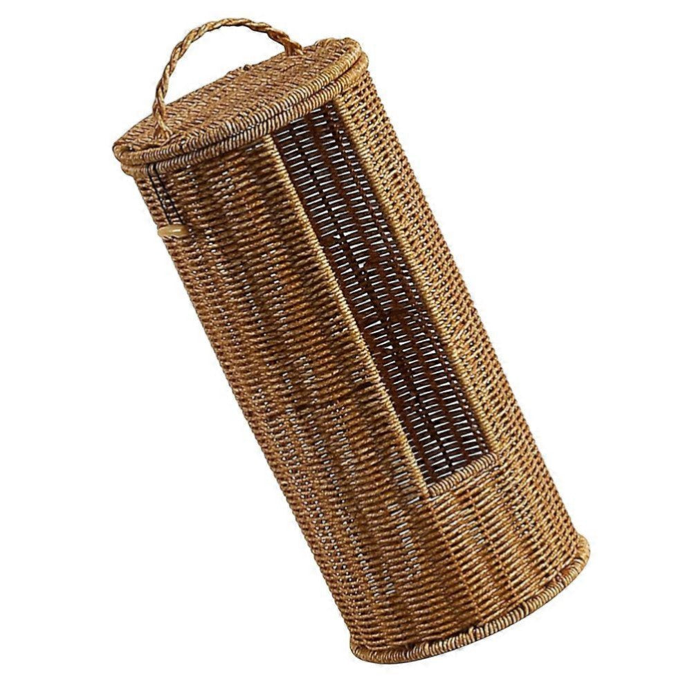Freestanding Toilet Paper Holder Stand - Braided Rope, Eco-Friendly