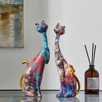 Charming Cat Duo Decorative Figurines