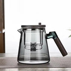 Crystal Brew Glass Teapot with Stainless Steel Infuser