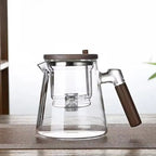 Crystal Brew Glass Teapot with Stainless Steel Infuser