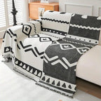 Scandinavian Geometric Sofa Protector - Pet-Friendly Cover