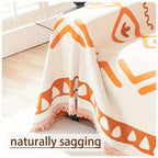 Scandinavian Geometric Sofa Protector - Pet-Friendly Cover