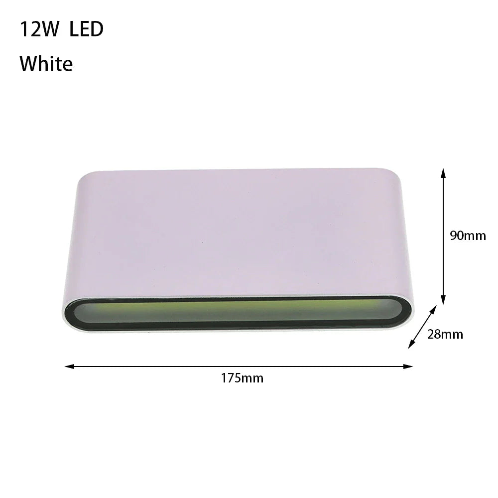 Weatherproof Outdoor Wall Fixture - Sturdy Aluminum, Energy Saving