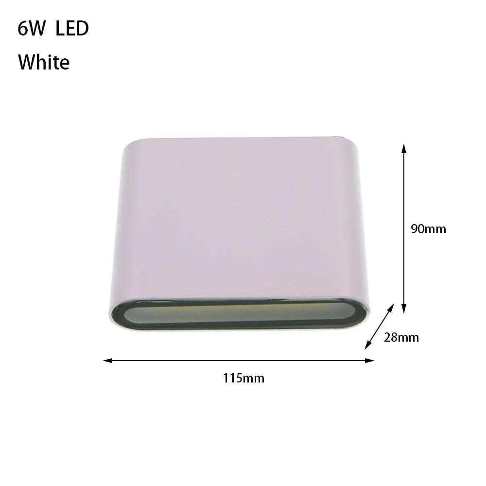 Weatherproof Outdoor Wall Fixture - Sturdy Aluminum, Energy Saving
