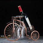 Vintage Bicycle Wine and Glass Display Stand
