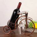 Vintage Bicycle Wine and Glass Display Stand