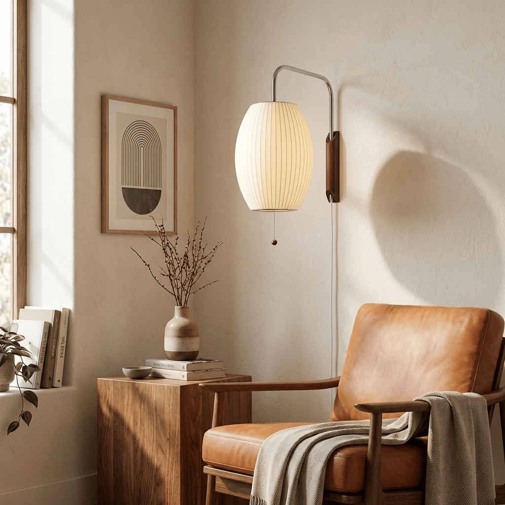 Adjustable Wall Light Fixture with Swivel Hinge – Elegant Design
