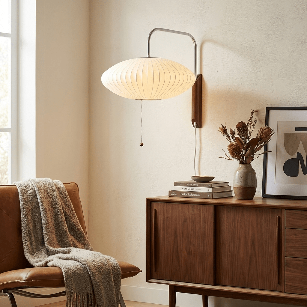 Adjustable Wall Light Fixture with Swivel Hinge – Elegant Design