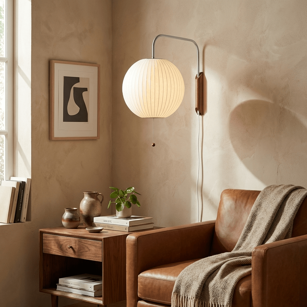 Adjustable Wall Light Fixture with Swivel Hinge – Elegant Design