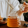 Nature's Touch Honey Container with Glass Dipper