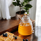 Nature's Touch Honey Container with Glass Dipper