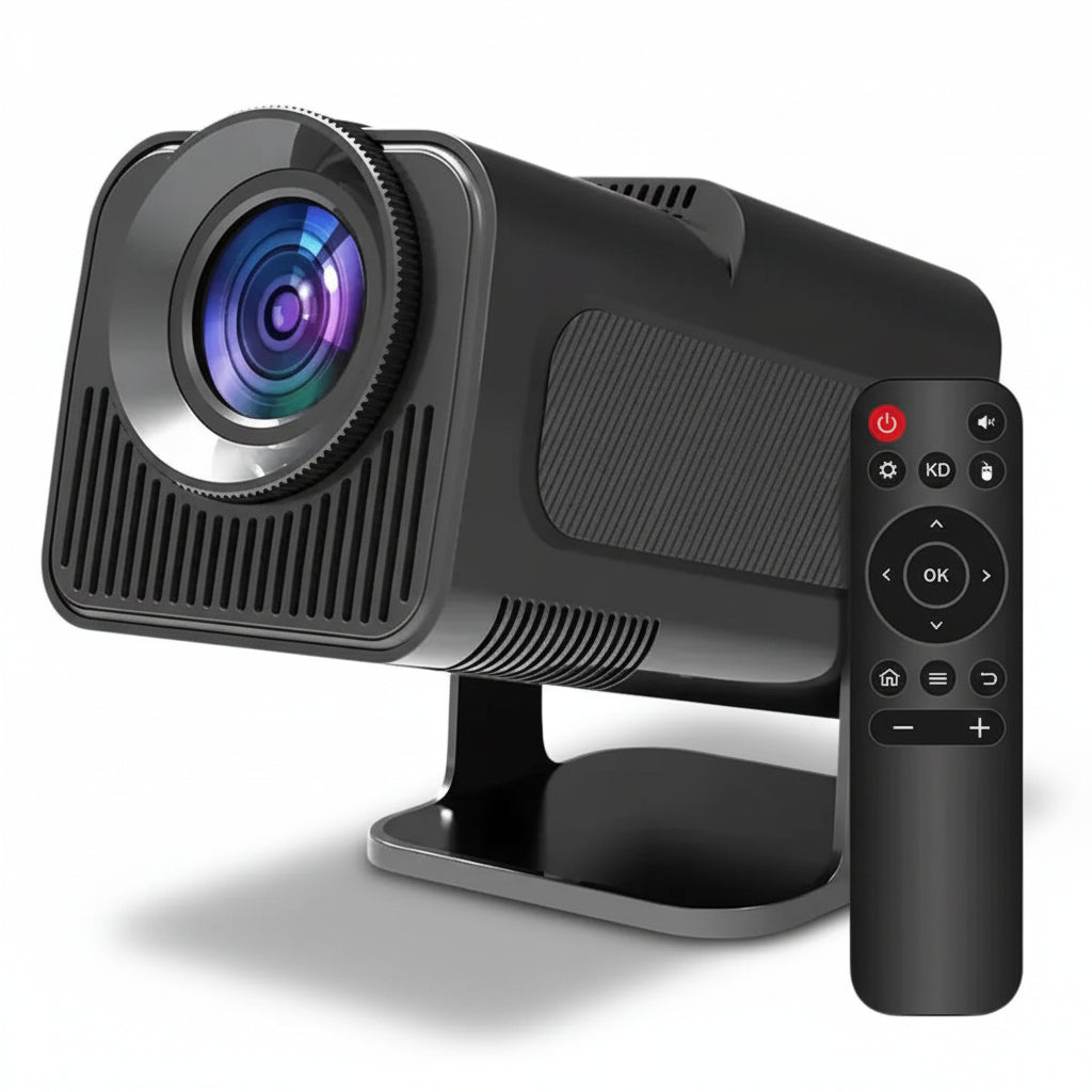 Portable Smart Mini Projector for Home Theater - 4K Resolution