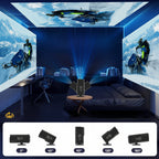 Portable Smart Mini Projector for Home Theater - 4K Resolution