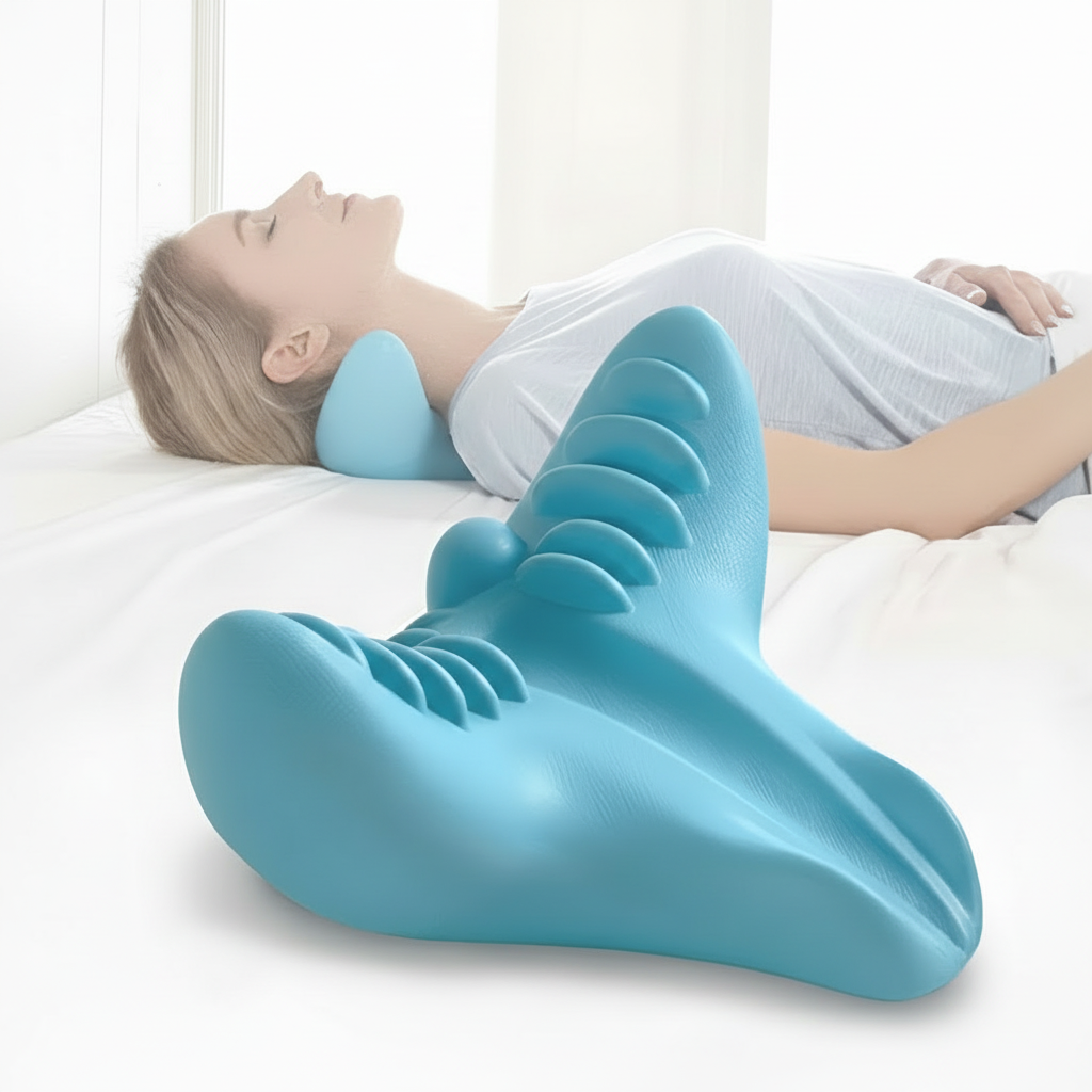 Cervical Support Pillow for Neck Pain Relief – Ergonomic Foam