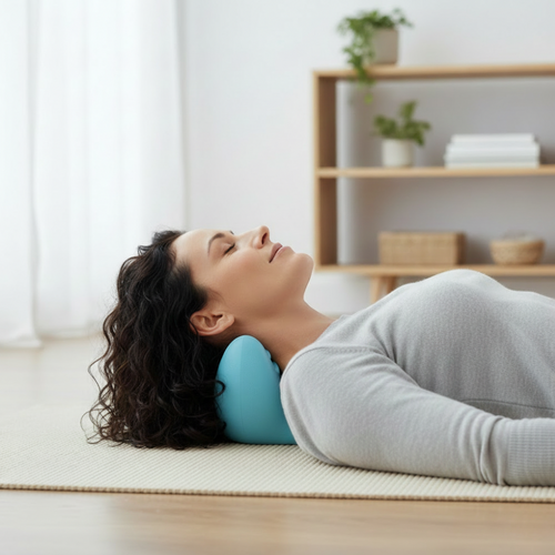Cervical Support Pillow for Neck Pain Relief – Ergonomic Foam