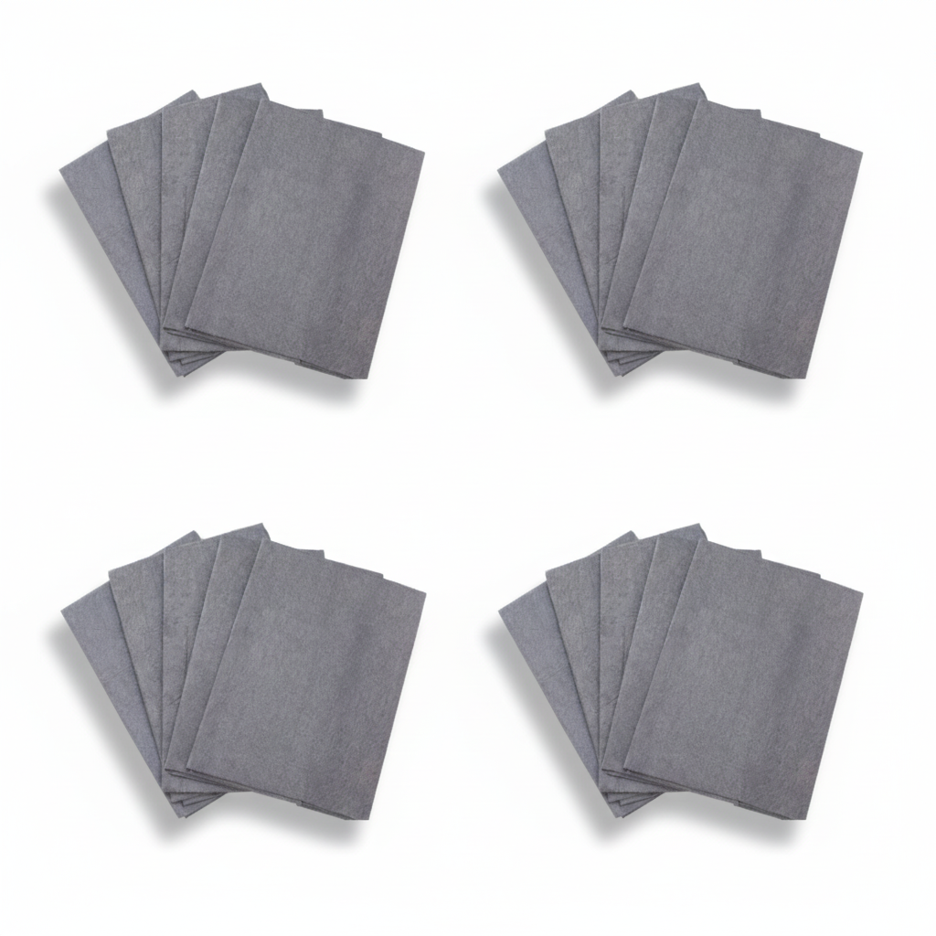 Streak-Free Glass Surface Wipes - Reusable Microfiber Cleaning Cloths