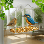 Window Bird Feeder - Modern Design for Close-Up Birdwatching