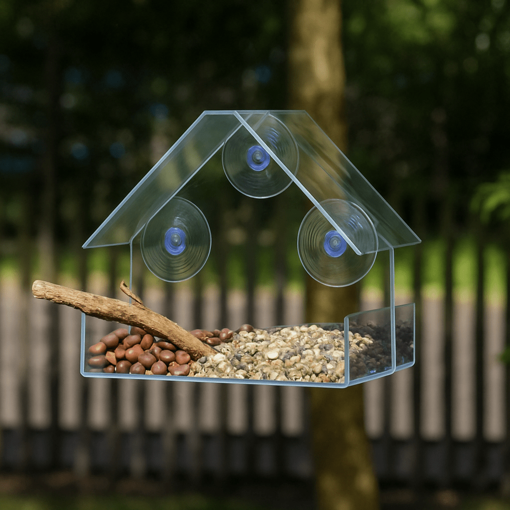 Window Bird Feeder - Modern Design for Close-Up Birdwatching