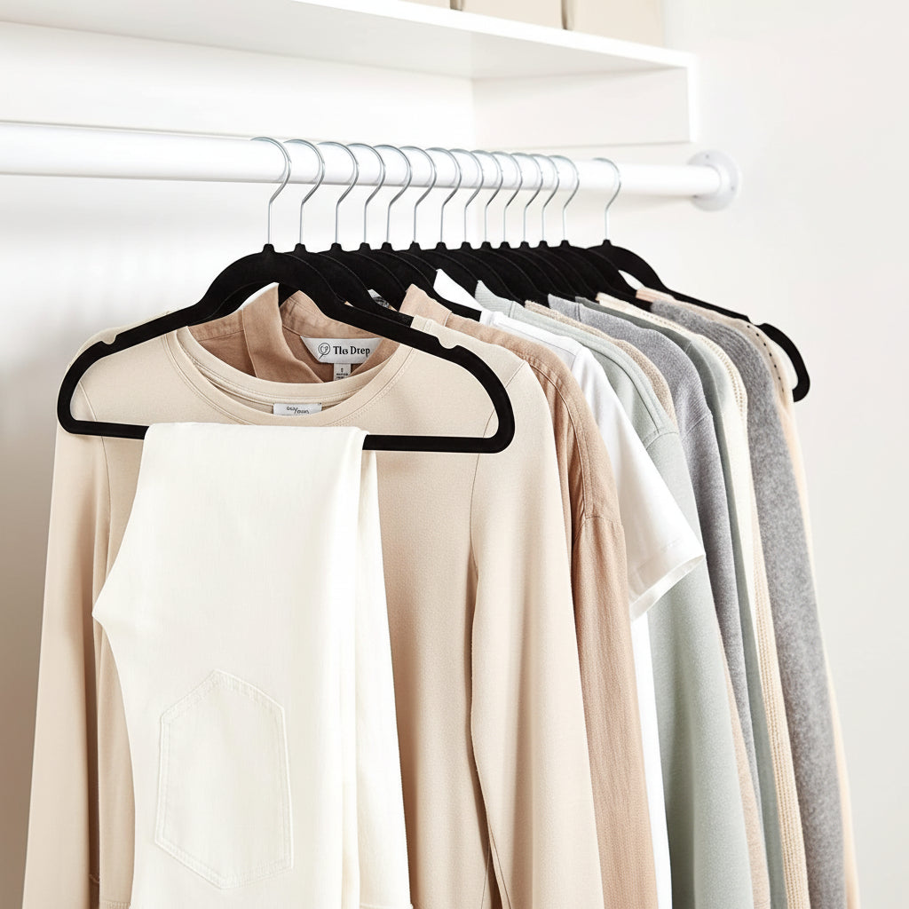 Non-Slip Velvet Slim Hangers for Closet Organization – Set of 10
