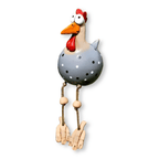 Weatherproof Chicken Statue for Garden Decor - Playful Design