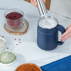 Portable Electric Grain Mill for Home Baking and Coffee Grinding
