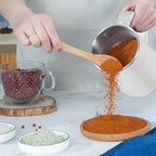 Portable Electric Grain Mill for Home Baking and Coffee Grinding