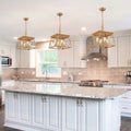Ceiling Light in Cage Design