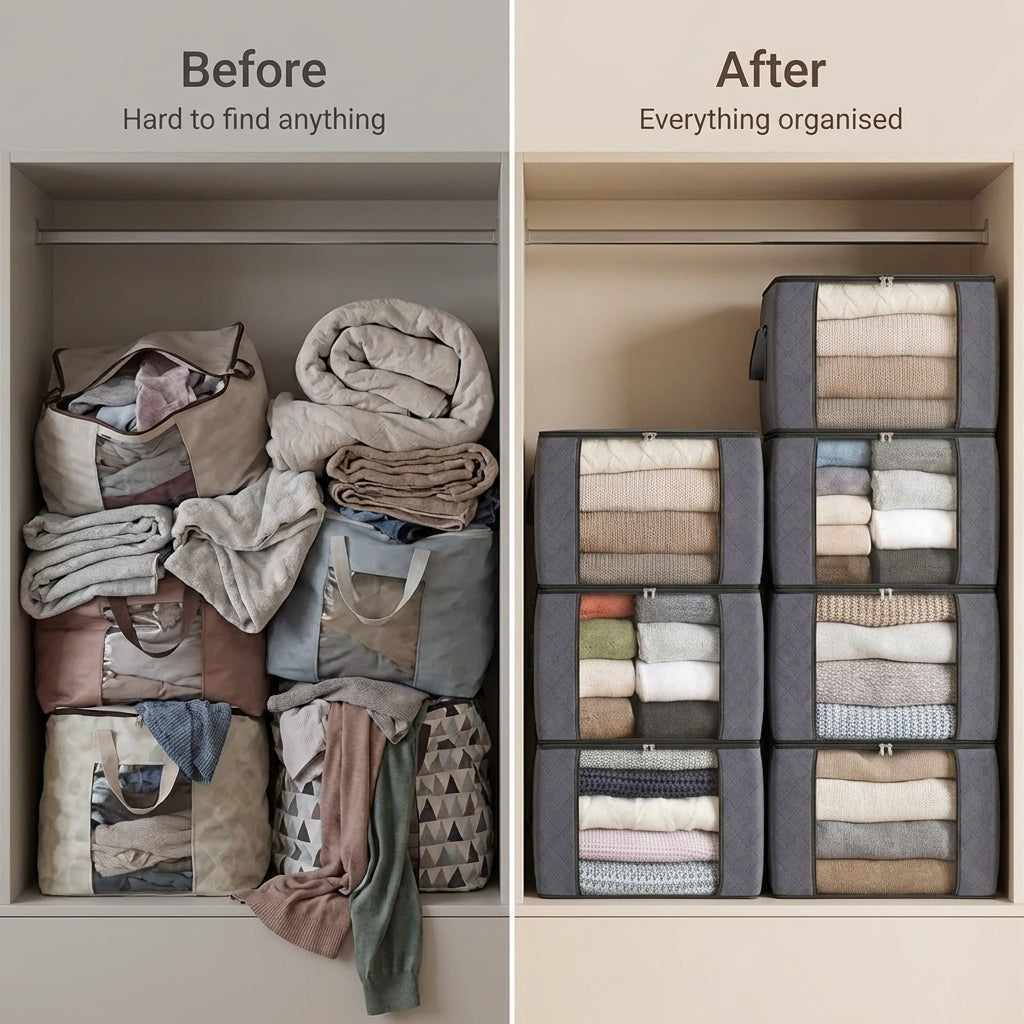 Versatile Fabric Storage Solutions for a Clutter-Free Home