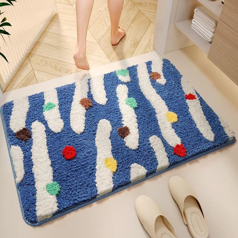 Non-Slip Silicone Bath Mat in Vibrant Colors