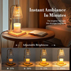 Electric Table Lamp for Melting Wax Candles
