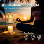 Electric Table Lamp for Melting Wax Candles